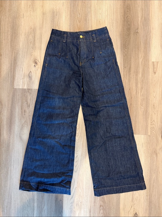 Frame Denim Denim - Frame Denim Dark Blue High-Rise Wide Leg Jeans, never worn, no tags.
